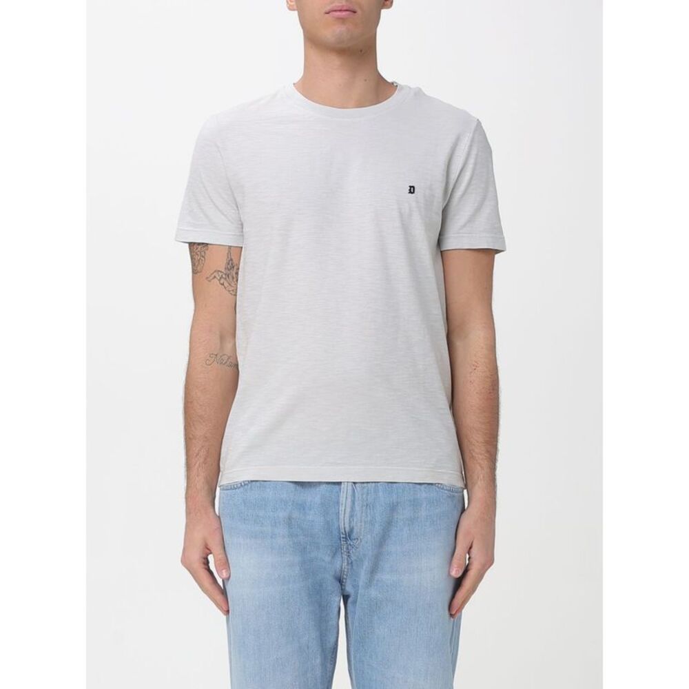 Dondup Men Cotton Crew Neck T-Shirt Dondup